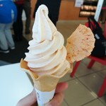 めんたいパーク - めんたいソフトクリーム360円