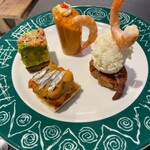 Bar Bergara - 料理写真:ピンチョス4種類