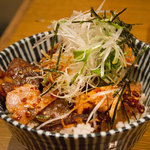 中村屋@ウエストパークカフェ - らぁ油焼豚飯