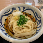 おうどん 瀬戸晴れ - ぶっかけ（冷）【薬味投入後】