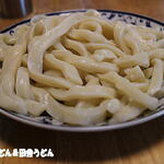 あそび - 持ち帰りうどんを茹でました