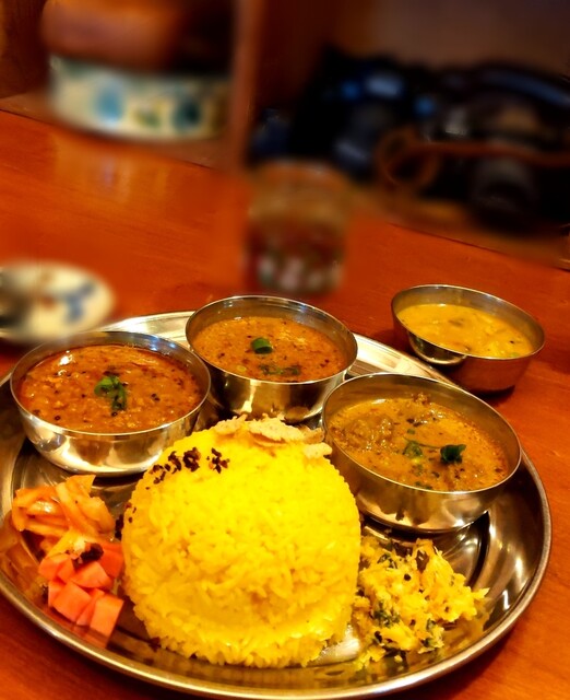 谷中草庵 城川原 カレーライス 食べログ
