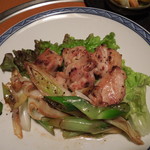 恵比寿亭 - 鶏ネギ塩炒め