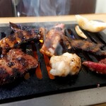 松屋 - お肉を焼いておりまする。