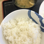 Matsuya - 特盛りご飯はそこそこの量