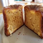 ブーランジェリーランプパティスリーシオン - カヌレ断面