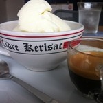 プレストコーヒー - ミルクジェラートのエスプレッソがけ