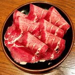 もん善別館 - こちらは追加オーダーした黒毛和牛のタンです(o^^o)