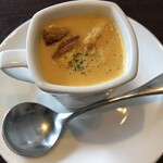 マルヤママッシュルーム - セットのスープ