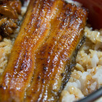 ふじもと - うな肝丼のうな