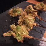 ステラ - ふきのとうって久々に食べたけど、揚げても美味ねぇ