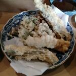 天ぷら(舞茸と穴子) スペシャルランチ1200円