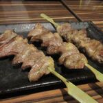 焼鳥 雷鳥 - ハツ190円。