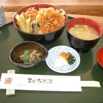 Maguro Chaya - 桜えびのかき揚げ丼