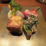 ラ メゾン ドゥ ラ ナチュール ゴウ - キッシュなど前菜盛り合わせ