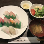 炭火焼　海輪亭 - にぎり寿司定食＝１７００円 税込