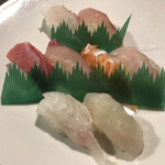 炭火焼　海輪亭 - ８貫のにぎり