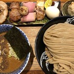 中華蕎麦 とみ田 - つけめん＋特選全部のせトッピング＋心の味焼売