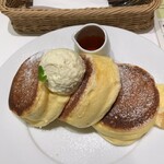 幸せのパンケーキ - 知人が食べてた幸せのパンケーキ