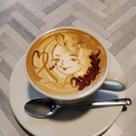 87cafe - ラテアート(カプチーノ)　