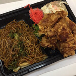 弁太 - 焼きそば&からあげ弁当600円