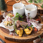 ブルーグロッソ - ブルーグロッソ 旬の前菜5種盛り合わせ