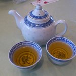 中国料理 養源郷 - ジャスミン茶。