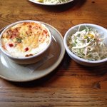 カフェレストガレージ - オムグラタン＆サラダ