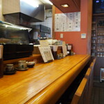 松寿司 - 店内（カウンター席）