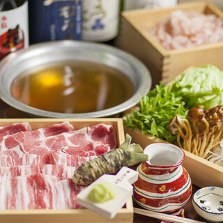 [For banquets and parties! ! ] Our proud soup shabu shabu course! !