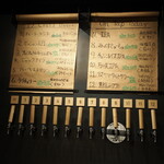 ヒビノビア - 本日の樽生12種類