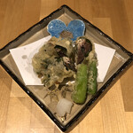 ひさご寿し - しめ鯖の天ぷら