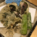 ひさご寿し - しめ鯖の天ぷら