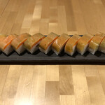 ひさご寿し - ビワマスの押し寿司