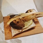 GENSUI - 主菜 鰤の奉書焼 松茸 酢橋