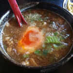 麺屋 月影 - つけ麺のつけ汁  魚介系です