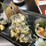 共栄水産市場食堂 - つぶ・赤貝♪