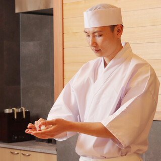 若い職人が握る寿司!