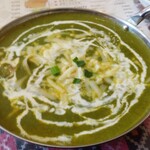 インドレストラン キッチンキング 狭山ヶ丘店 - サグチキンカレー