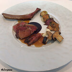 オテル・ド・ヨシノ - 和歌山の仔猪背肉 ﾛｰｽﾄ