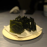 INUA - ワカメのミルフィーユ。