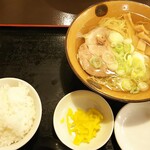 飛騨の匠 - ◆餃子セット◆♪塩ラーメン・ライス・お漬物♪