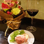 旬采 - 載せたガーリック・トースト