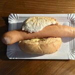 Hotel Beethoven Buffetfrühstück im Mezzanin - 大好き Bratwurst Brötchen (パンに挟んだ焼いたソーセージ) をフランクフルト空港で買う