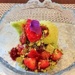 Dessert Le Comptoir - 苺、大葉、レモン