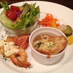 ビストロゴトー - コースの前菜盛り合わせ