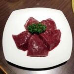 東海苑 - 上レバーネギ塩1150円。