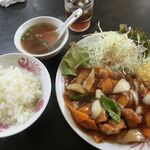 きんぐ中華料理店 - 料理写真:酢豚定食