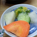 本庄うなぎ屋 - 漬物