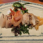 カモシヤ クスモト - お造り料理　貝づくし